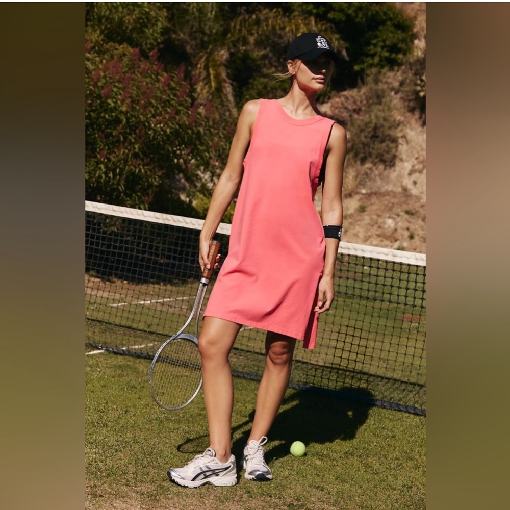 FP Movement by Free People Pink Coral Hot Shot Tunic
